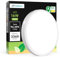 sailsco Plafoniera LED Piatta,Fonti luminose Classe A-16W 3360LM, Plafoniera Bagno IP44 Impermeabile Rotonda Ø27CM,4000K Naturale per Cameretta, Cucina, Balcone, 1 Pezzo