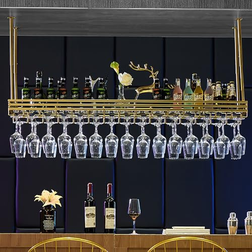 Soporte ajustable para copas de vino debajo del estante, estantes para vino de pie, soporte para copas de metal sin clavos, colgador de almacenamiento, organizador para colgar copas de vino