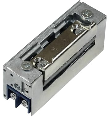 DENI Elektro-Türöffner 20171, mit oder ohne Tagesentriegelung 6-12 V AC/DC, Arbeitstrom, DIN Links/Rechts, incl. SN-TEC Befestigungsschrauben (OHNE Tagesentriegelung)