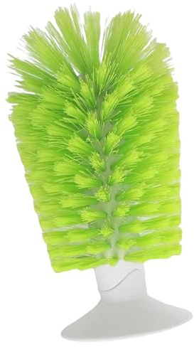 Bottle Brush with Suction Cup,Glass Cup Washer | Sink Scrub Cleaning Brushes Turtle Shell Cleaning Brush for Cups Mugs