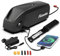 Adaluolo Batería Bicicleta Eléctrica 48V 20AH Batería Ebike Hailong Batería Lones Litio Bicicleta Electrica con Cargador, 5 Pin Placa Base, Puerto USB para 100W-1500W Motor