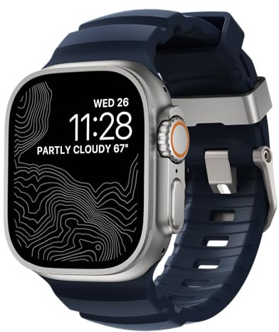 Nomad Rocky Point Band Apple Watch 42mm / 44mm / 45mm / 49mm Atlantic Connector Natural