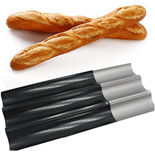 Cabilock Molde Para Hornear De Onda Ranuras Para Pan Francés Herramienta De Cocina