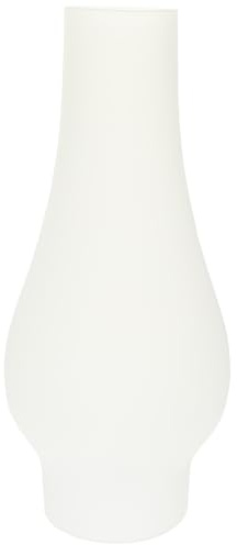 Toyvian Ricambio Paralume in Vetro Satinato per Lampada a Olio, Copertura Antivento per Lampada a Cherosene in Stile Vintage