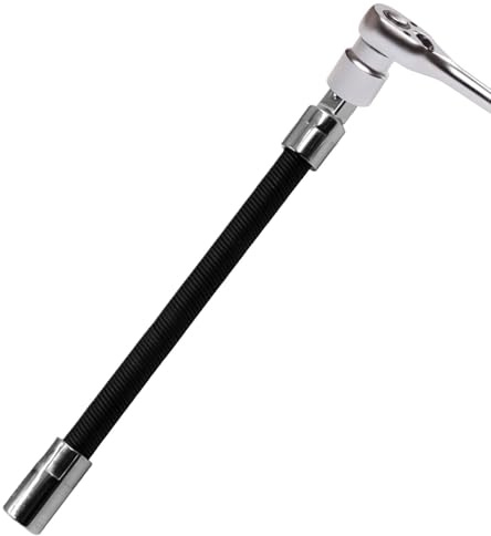 Extensión flexible para taladro - Varilla de Conexión para Carraca de Encastre 1/2 | Extensión Flexible para Broca - para Bricolaje, Construcción, Reparación Automotriz, Carpintería, Instalación de Ga