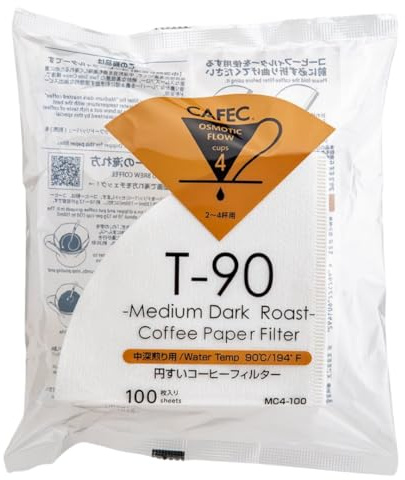 Cafec MC4-100W | 1 to 4 Cups | Medium Roast