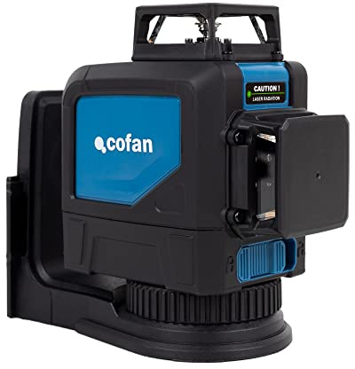 Cofan Nivel láser autonivelante | Rango de trabajo: 30 m | Líneas cruzadas | Nivelación 360°