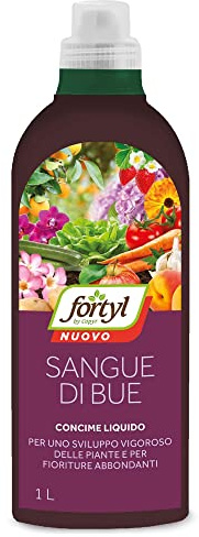 Copyr | Fortyl sangue di bue da 1 lt. Concime liquido per uno sviluppo vigoroso delle piante e per fioriture abbondanti.