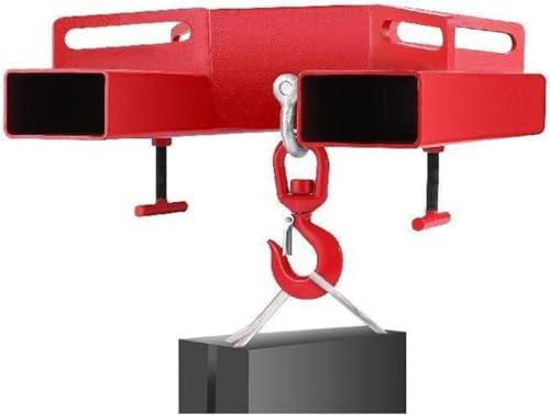 Gancio Girevole del paranco di Sollevamento del Carrello elevatore capacità di Sollevamento di 6600 libbre 3 tonnellate Accessori per Gru Mobile Installazione Senza Sforzo per impieghi gravo