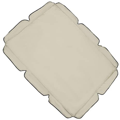 ANDRESLAD wasserdichte Gartenschaukelabdeckung Beige Mit Staubschutz Elastischem Saum Und Strapazierfähigem Polyestergewebe Universeller Schutz Für Schaukel Hängematte Und Gartensitz Outdoor