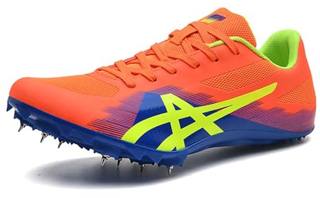 Blissbuilt Zapatillas de Atletismo de 8 Clavos,Hombre y Mujer Zapatillas De Atletismo,Sprint Zapatos Deportivos de Media Distancia,Zapatillas Sprint Ligeras Antideslizantes para Correr al Aire Libre