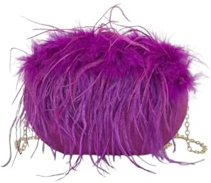 MODELISA - Bolso Clutch Cadena Hombro Cartera De Mano Boda Noche Fiesta Evento Mujer (Buganvilla)