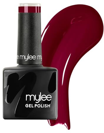 Mylee Smalto Gel Semipermanente 8ml [Queen Of Hearts] - UV/LED Nail Art Manicure Pedicure, Lunga Durata, per Uso Professionale e Domestico [Red Range] - Vegan & Cruelty Free