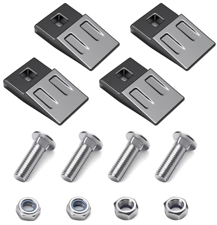 4PCS 3-Point Auger Cutting Edge with Screw Square Hole Fits Heavy Duty Column-Type Hole Digger, Portable Pit Digger, Ground Drill, for Drilling and Installation in Gardens, Agriculture and Industry