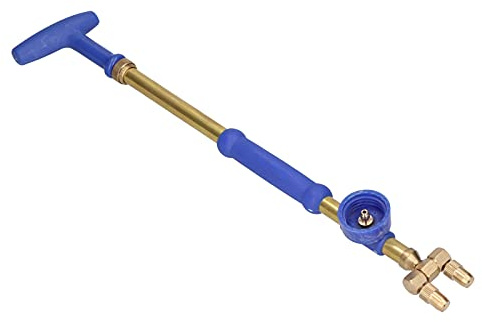 CHICIRIS Spruzzatore da Giardino Spruzzatore Alternativo a Doppio Ugello per L'Irrigazione del Prato, Manico Antiscivolo Design Telescopico per Irrigazione Agricola del Prato da Giardino Rame 5oz