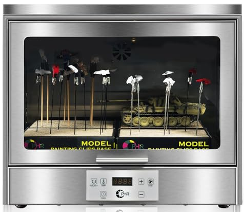 Kit Airbrush Cabine de pulvérisation professionnel avec ventilateur et tuyau d'échappement pour peinture DIY avec apprêt et vernis pour peinture acrylique
