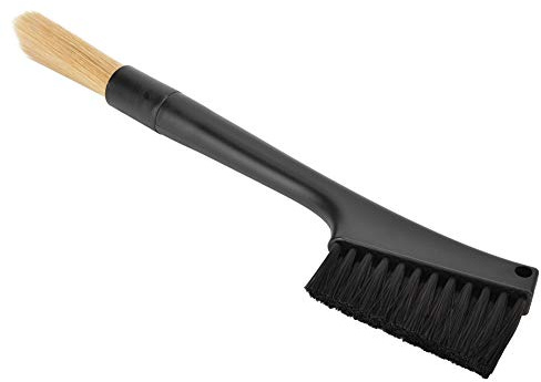 Grinder Brush, Coffee Milk Powder Brushes, Soft Nylon Hair Removable Double-Head Grinder Machine Dusting Brush, for Coffee Shop Bar Utensils Accessories