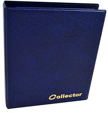 COLLECTOR - Álbum de Monedas para 126 tamaños de Mezcla Carpeta de Monedas (Azul)