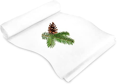 com-four® Tappeto di Neve Finta per la Decorazione di Natale - Neve Artificiale per Decorare - Tappeto di Neve per Decorazioni Natalizie