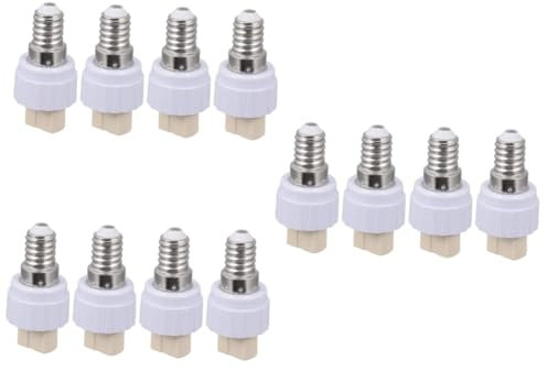 UKCOCO 12stücke Lampensockel Adapter Glühbirnen Adapter Langlebiger Und Sicherer Lichtkonverter Für Energieeffiziente Beleuchtung Für Heizlampen Geeignet