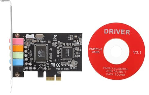 Housoutil 2pcs Pcie to Internal Sound Low Profile Bracket Interfaces and Digital Sound Outputs Compatible for Card Enhancing Audio Experience in Gaming Music Production