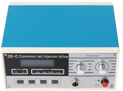 MooBeey CR-C Diesel Tester per iniettori in lega, CR-C, multifunzione Common Rail Injector Tester, Diesel con manopole di regolazione, 25 x 19 x 11 cm