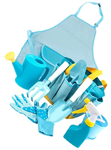 ibasenice Set Outils De Jardinage pour Garçon Fille Pelle Râteau Arrosoir Et Kit De Jardinage pour Filles Et Garçons Transplanter Et des Plantes Plein Air