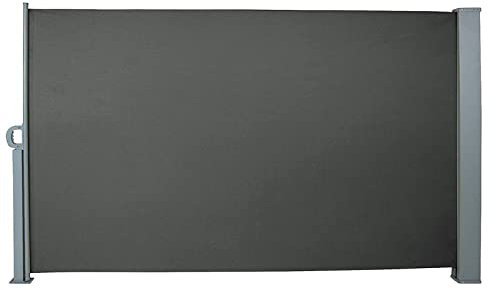 ZMJGLL Einziehbare Patio Seitenmarkise, Faltzaun Patio Screen Outdoor Sonnenschutz Windschutz Sichtschutz Trennwand (Black)