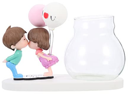 ibasenice Stazione Di Propagazione Delle Piante Vaso in Vetro Per Piantagioni Idroponiche Fioriera Da Tavolo Contenitore Per Piantagioni Statua in Materiale Forma