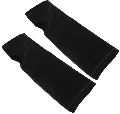 Beatifufu Mangas Protectoras para Antebrazos de Voleibol Femenino, Talla S, Color Negro, Diseño Extendido para Mayor Protección y Ajuste Seguro, Cómodas y Transpirables para Deportistas