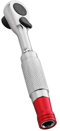 Ywmsfl Accuracy 1 / 4Inch Socket Ratchets Wrench Steel Build Featuring 2 Directional Ratchets and Swivels Joint for Mechanical Tasks Socket
