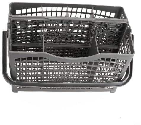 Besttoolifes 2 In 1 Cutlery Basket For Dishwashers, Grey Plastic Silverware Holder Compatible With, Models