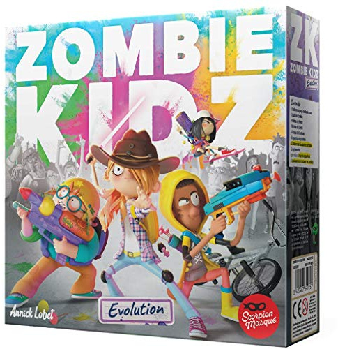 Le Scorpion Masqué Zombie Kidz Evolution, Juego de Mesa Cooperativo para Familias y Niños, Evoluciona en cada Partida, A Partir de 7 Años, De 2 a 4 Jugadores, 15 Minutos por Partida, Español