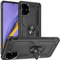 Fetrim Funda para Galaxy A51 5G, Carcasa Shock Absorción de TPU y PC con Anillo de rotación Soporte para Samsung Galaxy A51 5G Negro