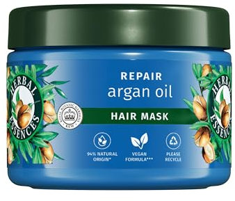 Herbal Essences Mascarilla Reparadora Aceite Argán 500ml. Hidratación Profunda Pelo Dañado