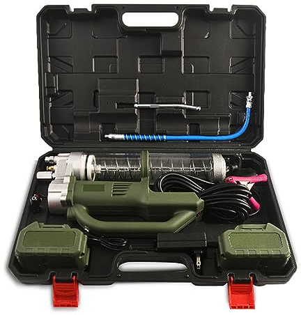 XDLYWUZIQ Akku-Fettpresse, Handschmierwerkzeug Zum Auftragen Mit Batteriesatz Und Tragetasche Für Schiffe/Verschiedene Automobile/Maschinenteile,Twobatteries