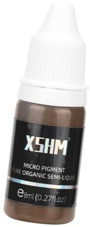 Baluue Pigmento Para Microblading De Cejas Tinte Semi-permanente Natural De Extracto Vegetal Color Marrón Para Maquillaje Profesional Y Decorativo