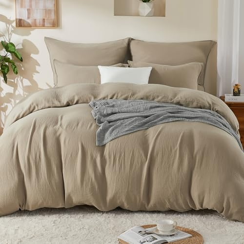 EMME Musselin Sängkläder 200 x 200 cm – 100 % bomull, Oeko-TEX certifierad
