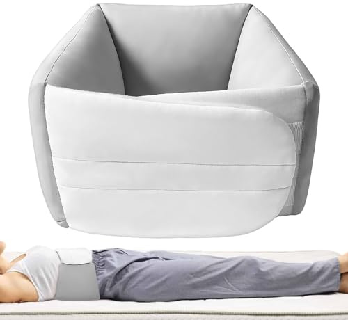 Dqsgiqe Cojín lumbar para la cama | Cojín ergonómico completo, respaldo hueco, apoyo para dormir, para conducir, descansar, tumbarse, casa, coche, sofá, dormir de lado, espalda baja