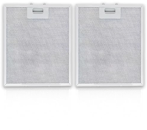 txuzong 2 Stück 5-Schichten Dunstabzugshaube Filter 267x305x9mm - Hochwertige Aluminium Fettfilter für Küchenhauben - Universell Kompatibel für Restaurant & Haushalt (Silber)