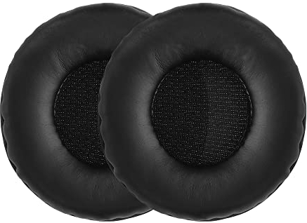 kwmobile 2x Cuscinetto Cuffie Compatibile con AKG K518 /K518DJ /K81 /K518LE Pad - Cuscinetti Ricambio Cuffie Over Ear Simil Pelle - nero