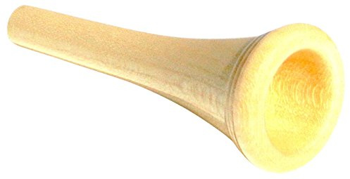 Rieger & Gräf WH11 Ahorn Mundstück für Waldhorn (hochwertiges Allroundmundstück für Waldhorn aus geöltem Ahornholz mit Polsterrand & 16,5 mm Innendurchmesser für einen brillianten Ton)