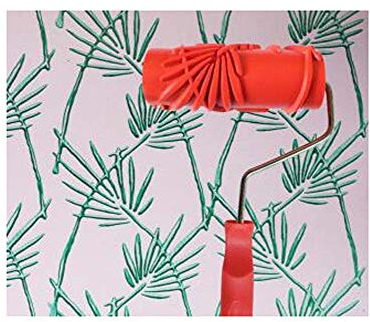 24station Klassische geprägte Farbroller-Wandanstrich-Läufer-Wand-DIY-Werkzeug, Muster 07