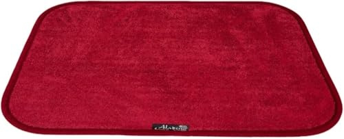 Aladino il tappeto Magico Zerbino Originale Interno/Esterno per Casa, Bagno & Cucina – Antiscivolo, Lavabile, Ultra Assorbente, Disponibile in diverse misure e colori, Made in Italy 43x60cm,Bordeaux