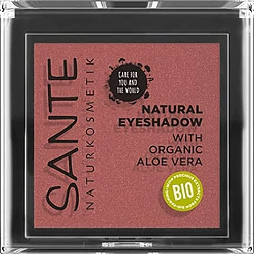 SANTE Naturkosmetik Natural Eyeshadow 04 Tawny Taupe, Lidschatten Matte Farbnuance, Bio-Extrakte, Vegan, 1, 8g