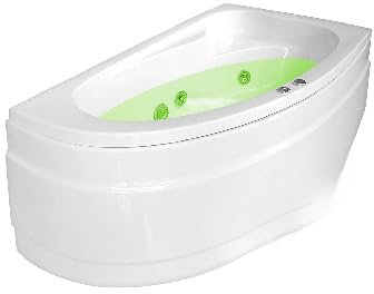 VASCA IDROMASSAGGIO ANGOLARE ZAIRA CROMOTERAPIA Versione sx