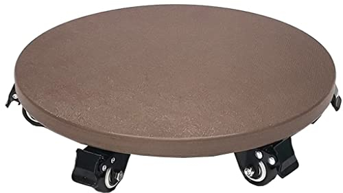 DUNAKE Pflanzenroller Außenbereich, Rollbrett Pflanzen Outdoor, Untersetzer Mit Rollen Rund Blumentopf Untersetzer Plastik Mit Rädern Für Schwere Blumentopf-Untersetzer (Size : 16 inch)