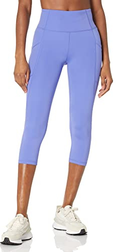Amazon Essentials Damen Active Sculpt Workout Athleisure Capri-Leggings mit hohem Bund und Taschen (erhältlich in Übergrößen )