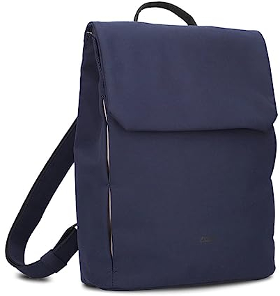 Zwei Damen City-Rucksack Toni TOR130 Tagesrucksack 7 Liter wasserabweisend, leichter Nylon Rückenpolsterung Magnet-Verschlussklappe Reißverschlussfach gepolstertes Trennfach, sportlich-schick (ink)