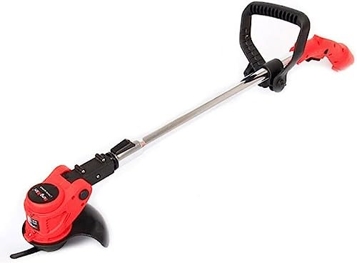 Tondeuse à gazon domestique Nouveau matériau métallique Tondeuse à gazon portable Petite tondeuse à gazon électrique Tondeuse à gazon domestique légère et pratique (Color : Battery*2)
